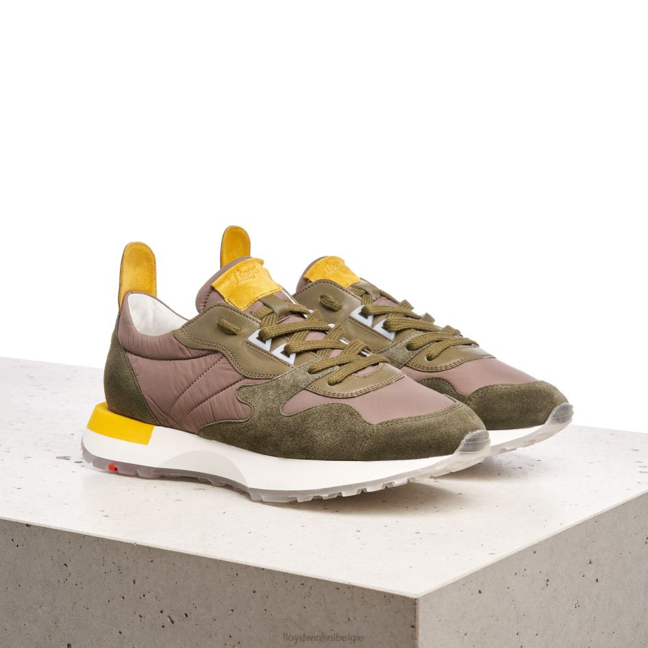 schapenleren sneakers vrouwen LLOYD gecombineerd schoenen ZJ6BL800