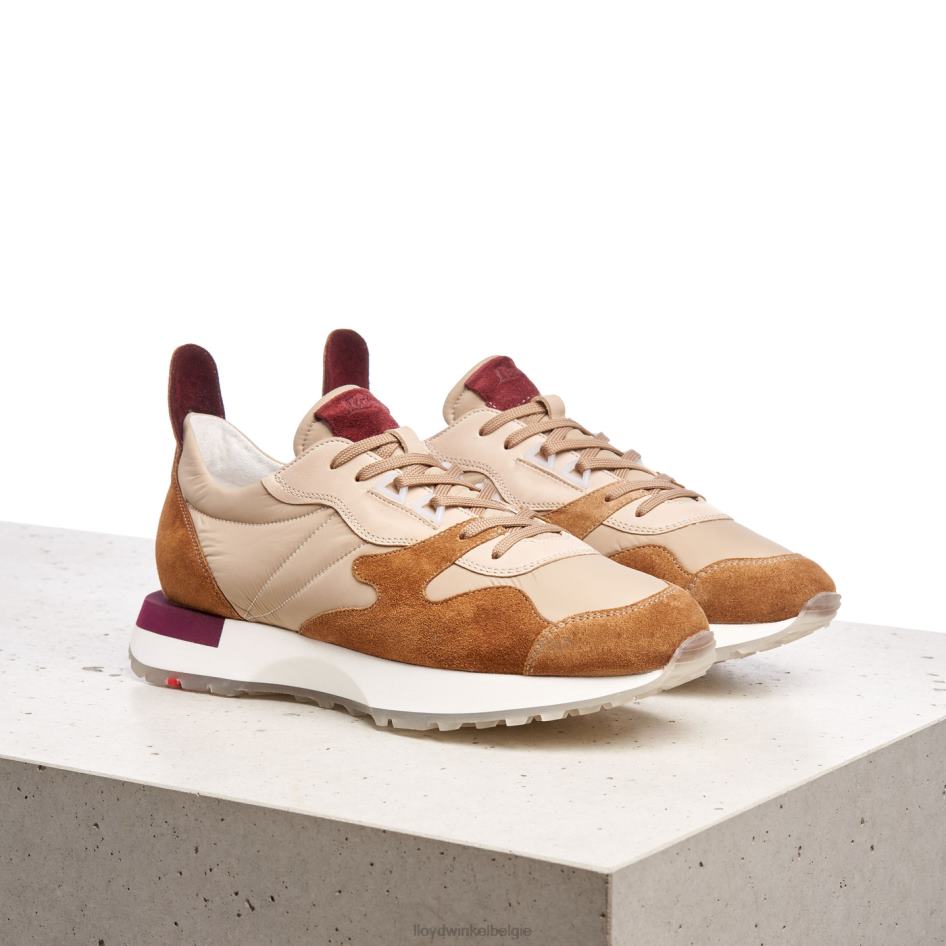 schapenleren sneakers vrouwen LLOYD gecombineerd schoenen ZJ6BL820