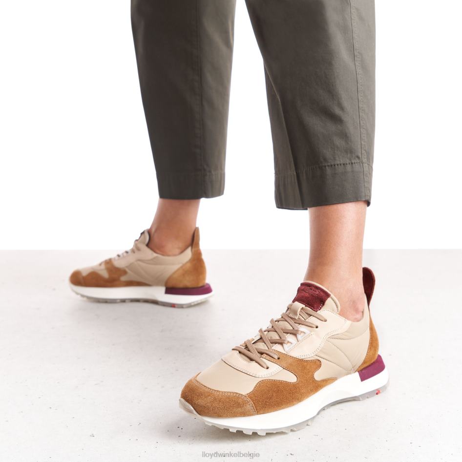 schapenleren sneakers vrouwen LLOYD gecombineerd schoenen ZJ6BL820