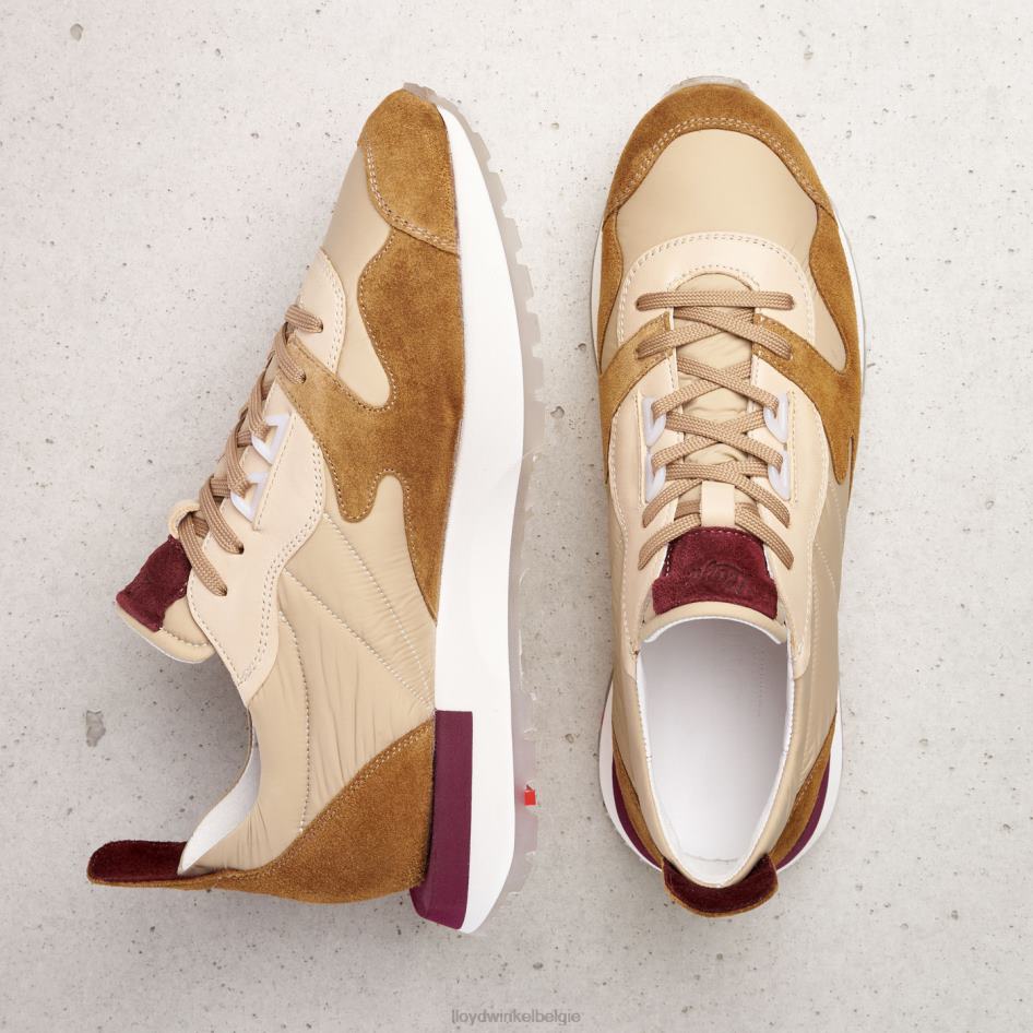 schapenleren sneakers vrouwen LLOYD gecombineerd schoenen ZJ6BL820