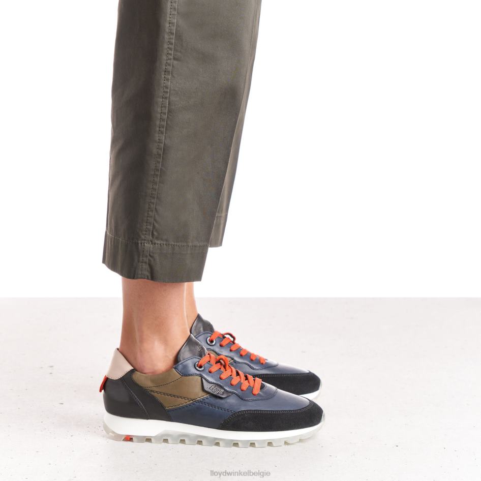 schapenleren sneakers vrouwen LLOYD gecombineerd schoenen ZJ6BL821