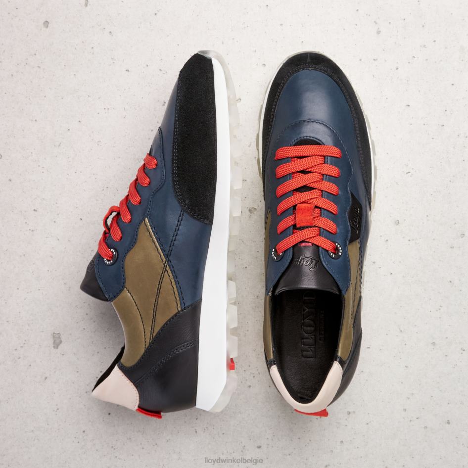 schapenleren sneakers vrouwen LLOYD gecombineerd schoenen ZJ6BL821