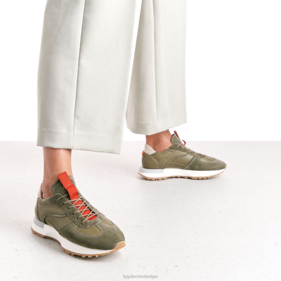 schapenleren sneakers vrouwen LLOYD gecombineerd schoenen ZJ6BL836