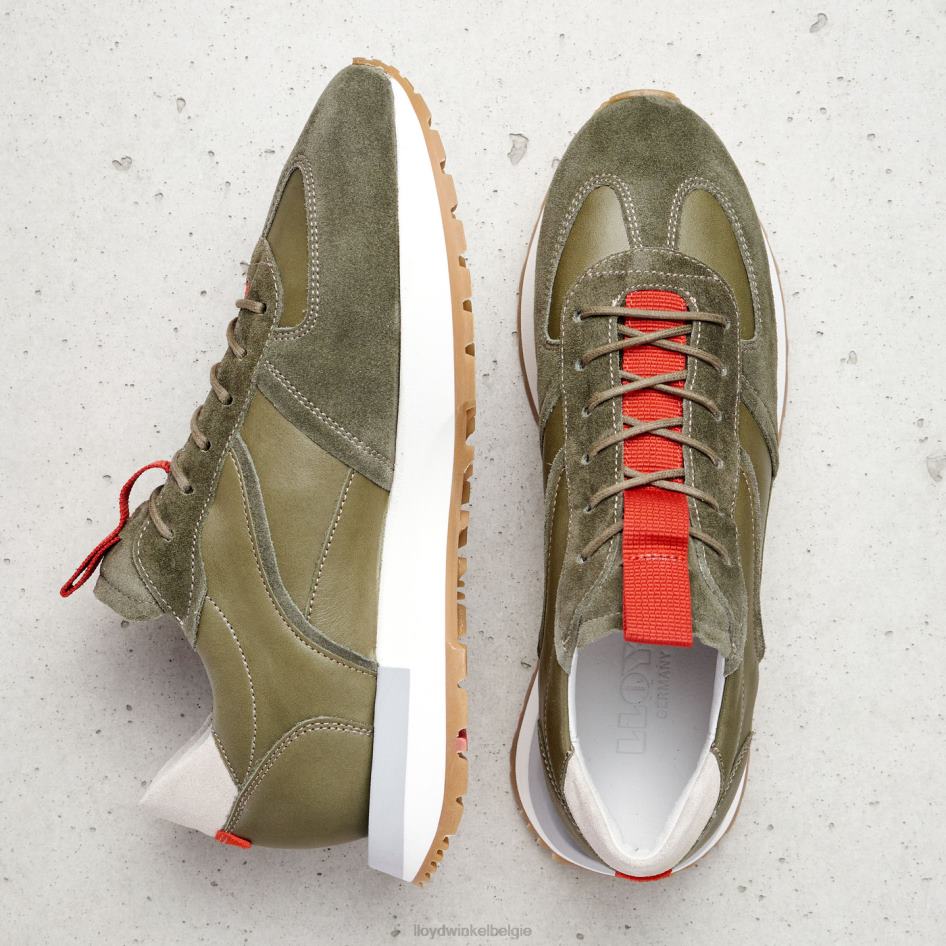 schapenleren sneakers vrouwen LLOYD gecombineerd schoenen ZJ6BL836