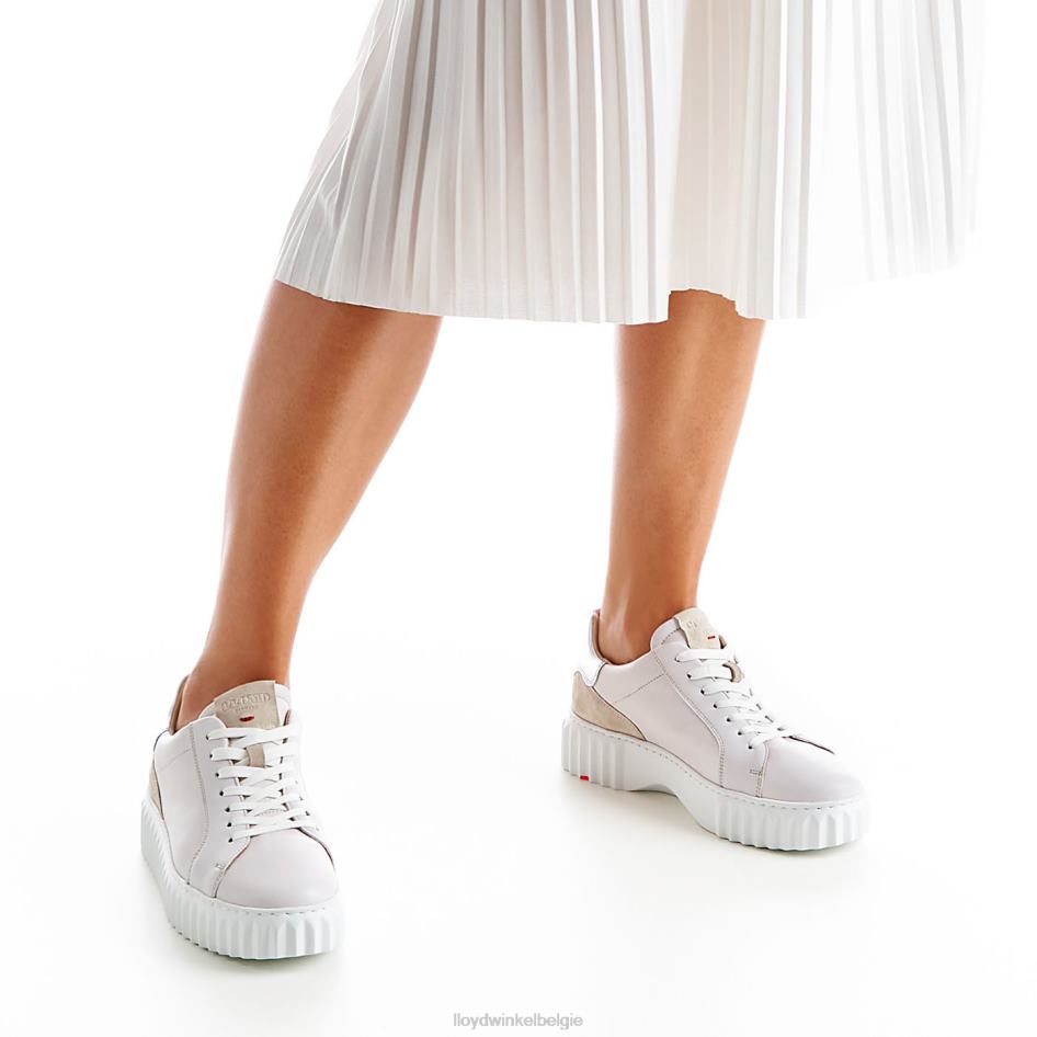 sportieve look-sneaker vrouwen LLOYD wit schoenen ZJ6BL838