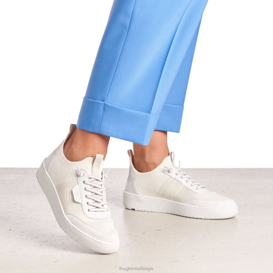 vlekkerige glad leren sneakers vrouwen LLOYD wit schoenen ZJ6BL806
