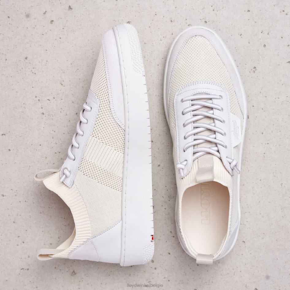 vlekkerige glad leren sneakers vrouwen LLOYD wit schoenen ZJ6BL806