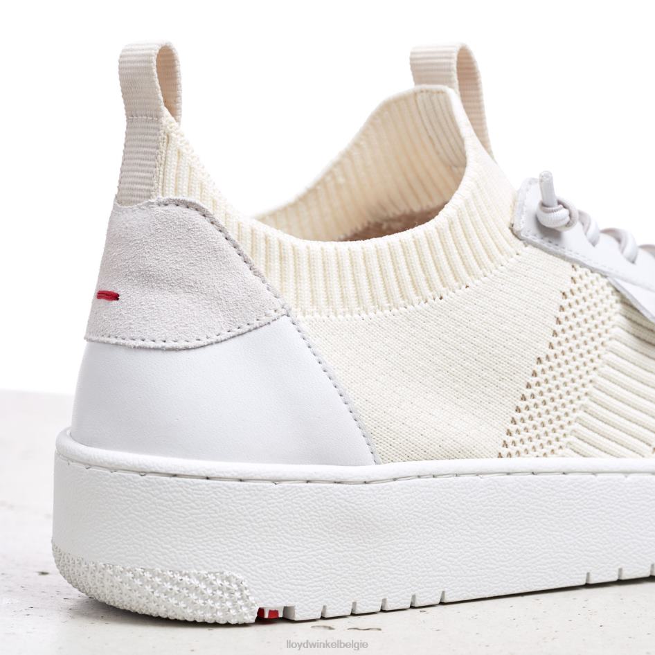 vlekkerige glad leren sneakers vrouwen LLOYD wit schoenen ZJ6BL806