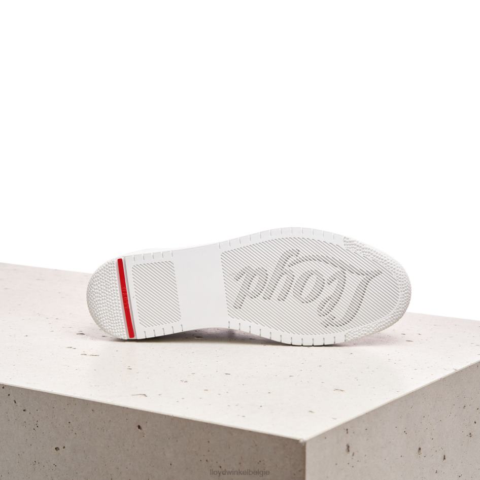 vlekkerige glad leren sneakers vrouwen LLOYD wit schoenen ZJ6BL806