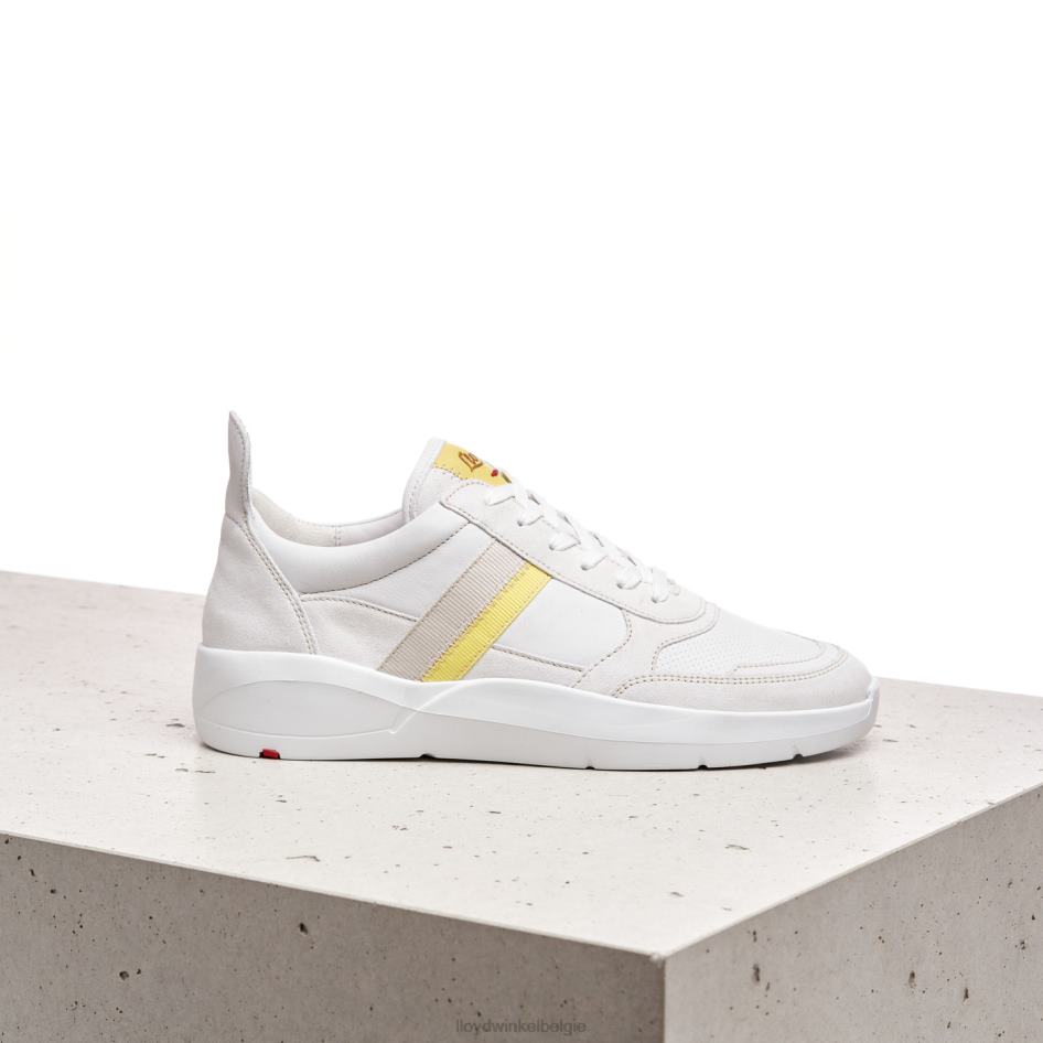 vlekkerige glad leren sneakers vrouwen LLOYD wit schoenen ZJ6BL808