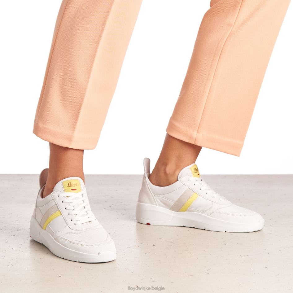 vlekkerige glad leren sneakers vrouwen LLOYD wit schoenen ZJ6BL808