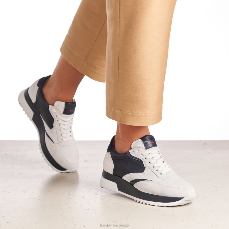 vlekkerige glad leren sneakers vrouwen LLOYD wit schoenen ZJ6BL870