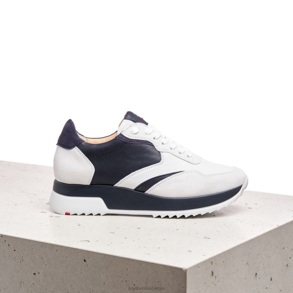 vlekkerige glad leren sneakers vrouwen LLOYD wit schoenen ZJ6BL870