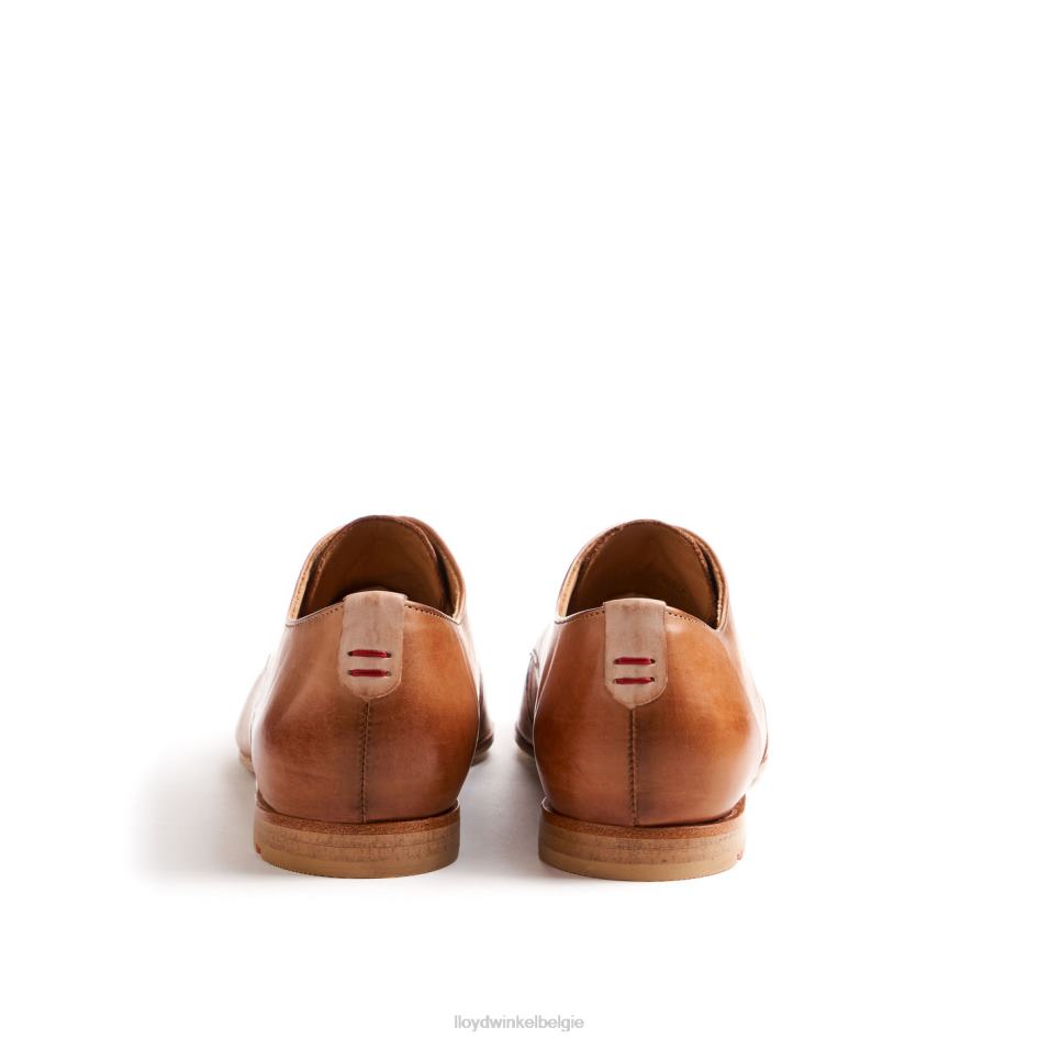 Halfhoge leren veterschoenen vrouwen LLOYD bruin schoenen ZJ6BL1067