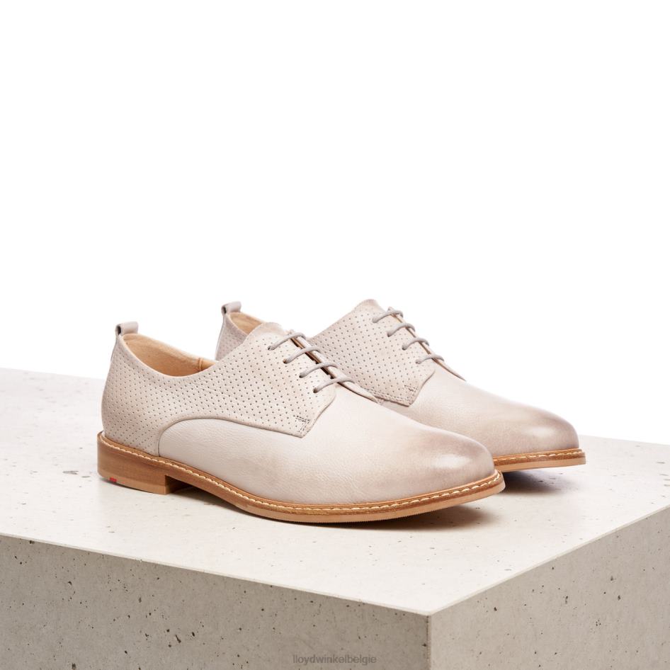 Halfhoge leren veterschoenen vrouwen LLOYD grijs schoenen ZJ6BL1190