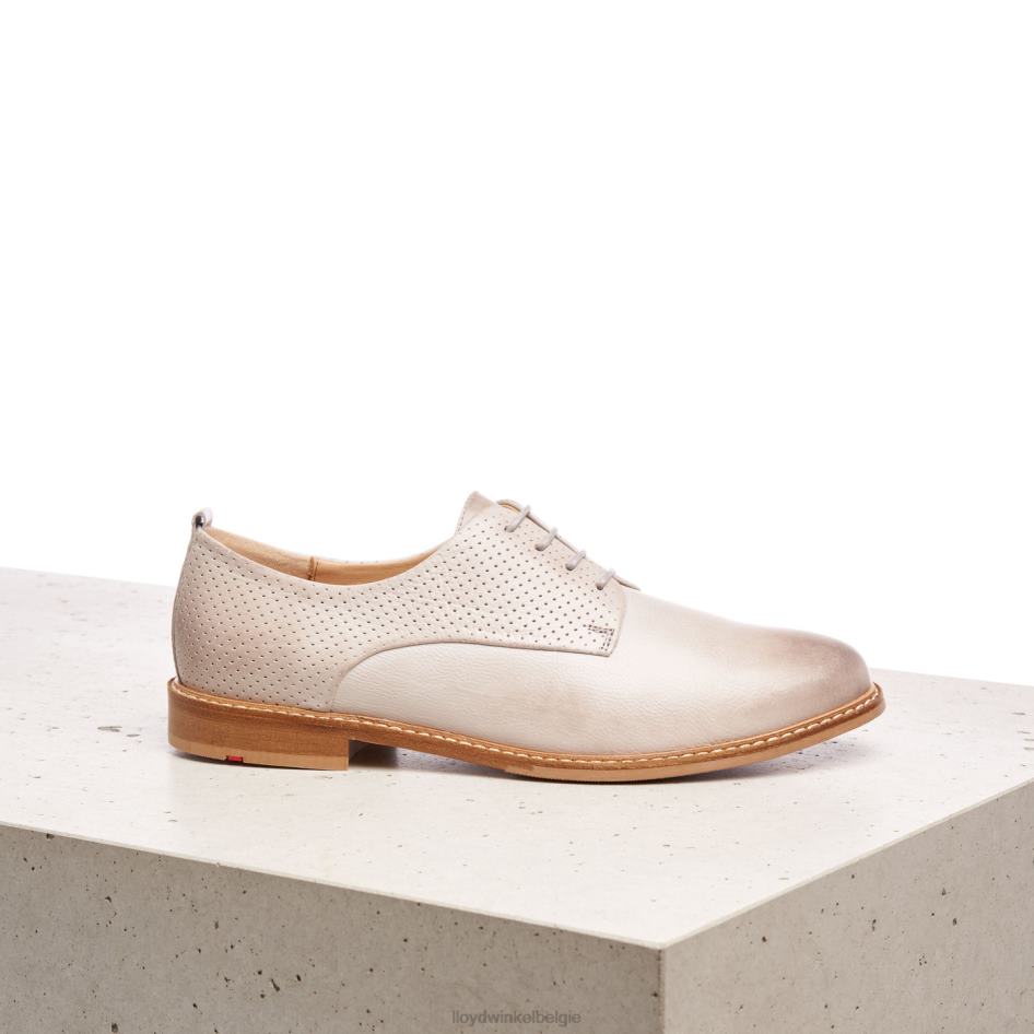 Halfhoge leren veterschoenen vrouwen LLOYD grijs schoenen ZJ6BL1190