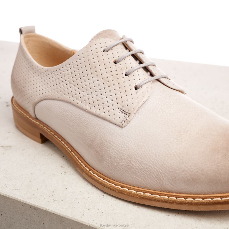 Halfhoge leren veterschoenen vrouwen LLOYD grijs schoenen ZJ6BL1190