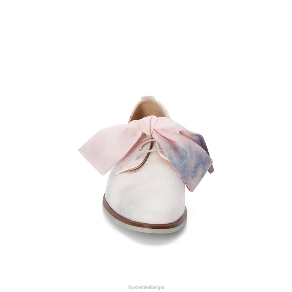 Halfhoge veterschoenen van glad leer vrouwen LLOYD gecombineerd schoenen ZJ6BL1179