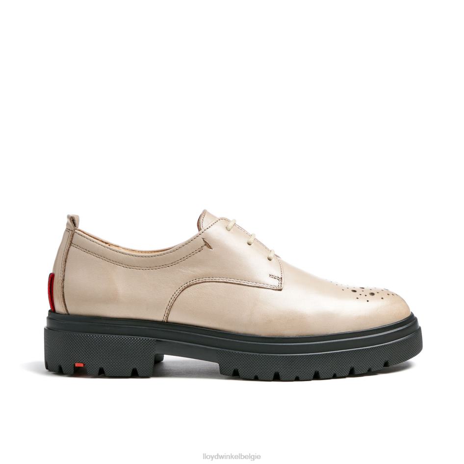 half leren veterschoenen vrouwen LLOYD beige schoenen ZJ6BL1029