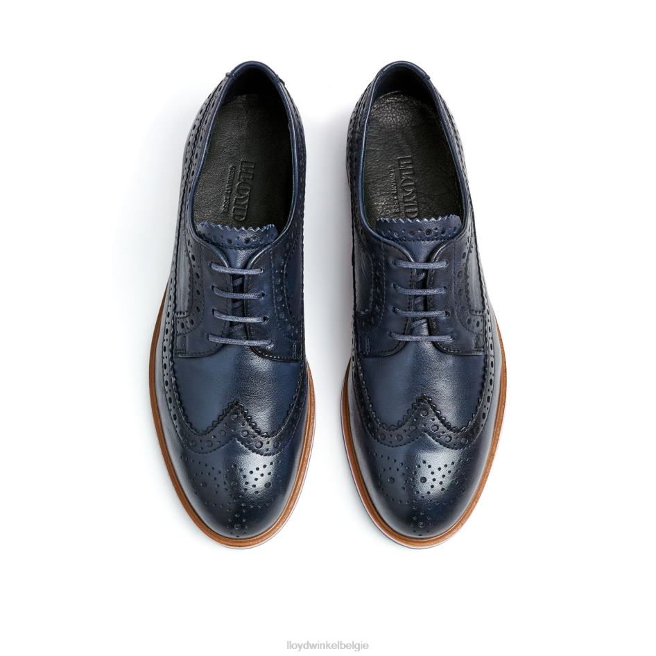 half leren veterschoenen vrouwen LLOYD blauw schoenen ZJ6BL1033
