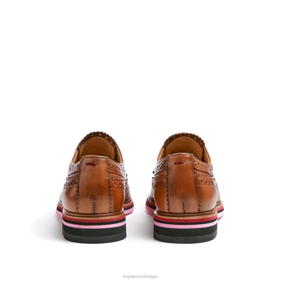 half leren veterschoenen vrouwen LLOYD bruin schoenen ZJ6BL1048