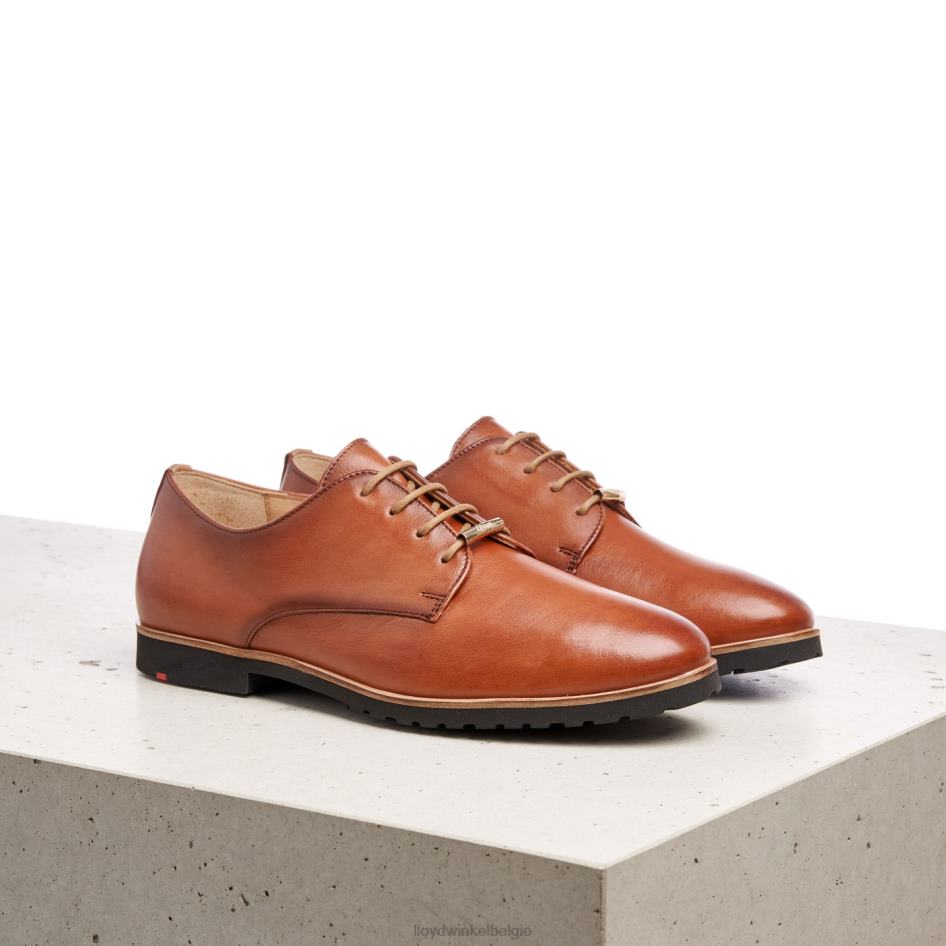 half leren veterschoenen vrouwen LLOYD bruin schoenen ZJ6BL1057