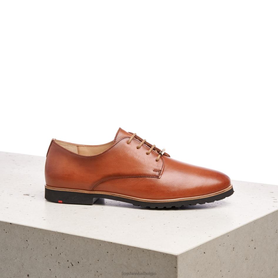 half leren veterschoenen vrouwen LLOYD bruin schoenen ZJ6BL1057