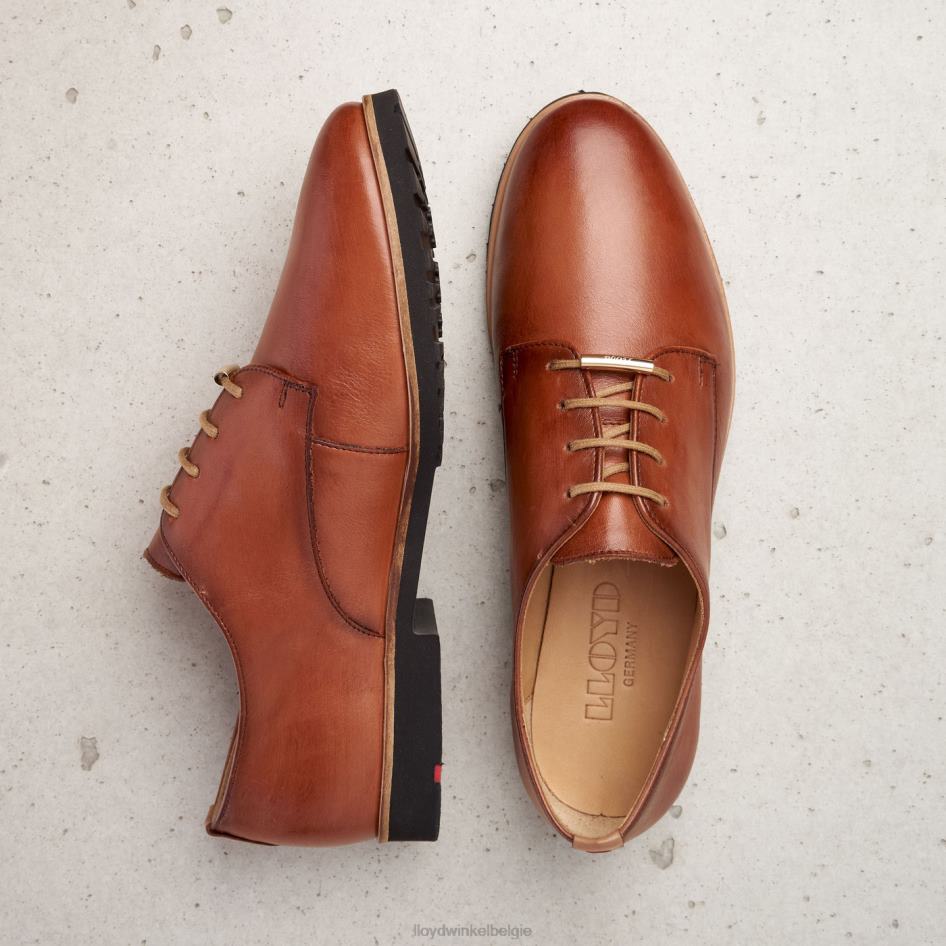 half leren veterschoenen vrouwen LLOYD bruin schoenen ZJ6BL1057