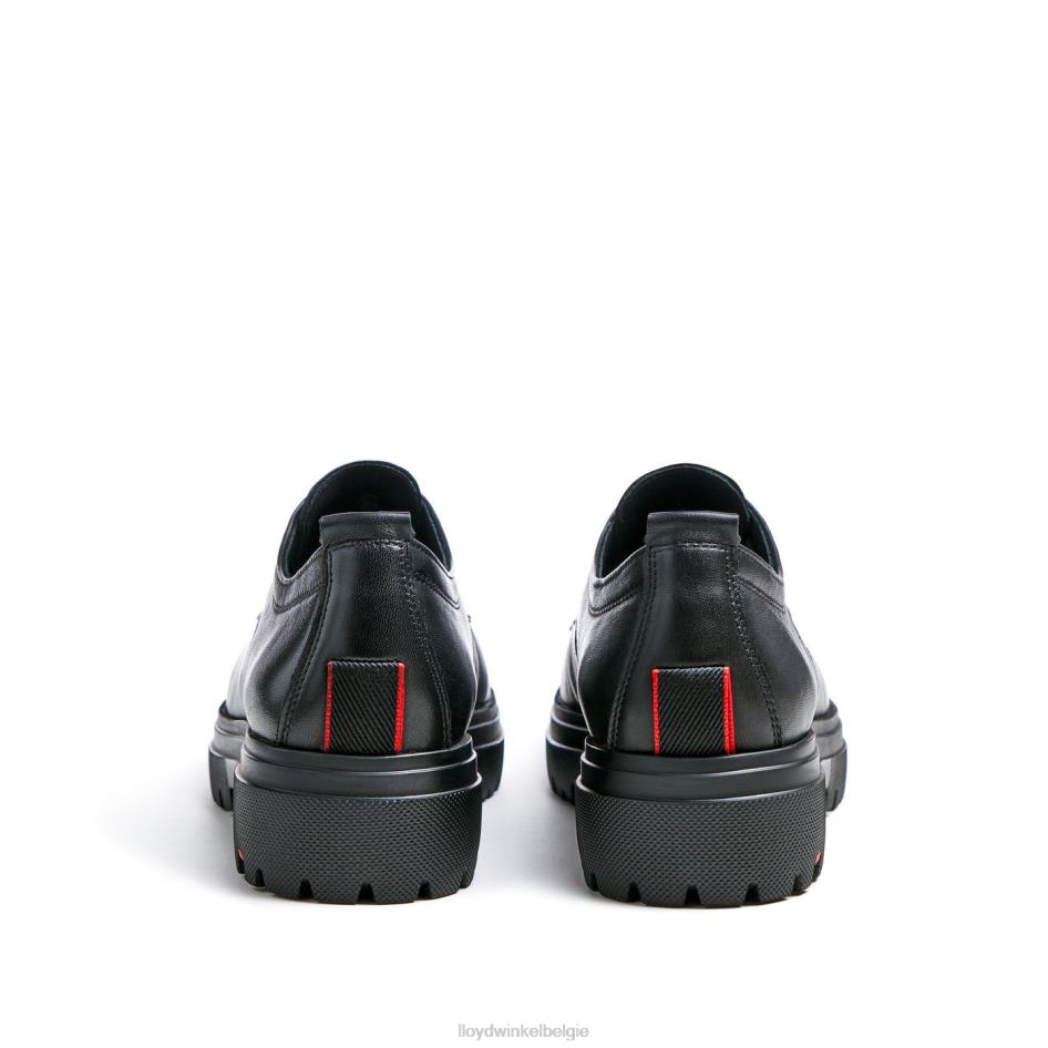 half leren veterschoenen vrouwen LLOYD zwart schoenen ZJ6BL1028