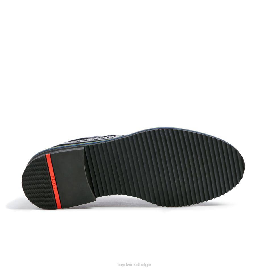 half leren veterschoenen vrouwen LLOYD zwart schoenen ZJ6BL1031