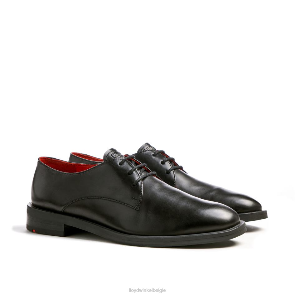 half leren veterschoenen vrouwen LLOYD zwart schoenen ZJ6BL1035