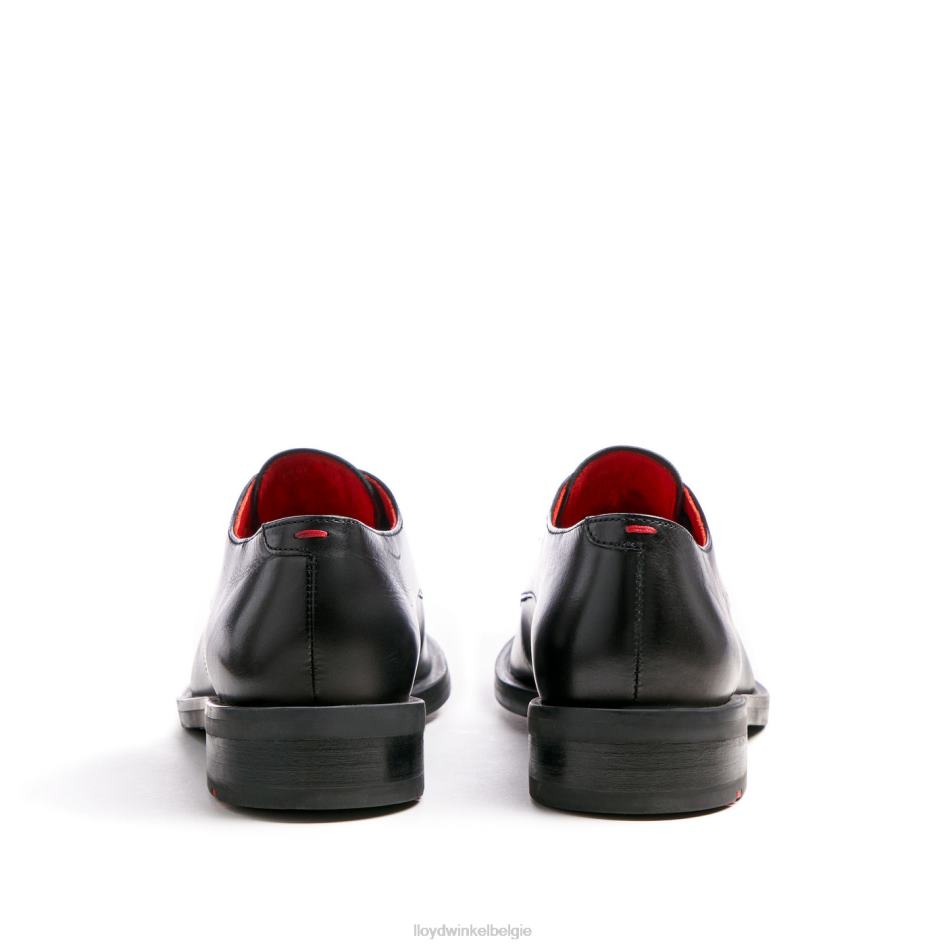half leren veterschoenen vrouwen LLOYD zwart schoenen ZJ6BL1035