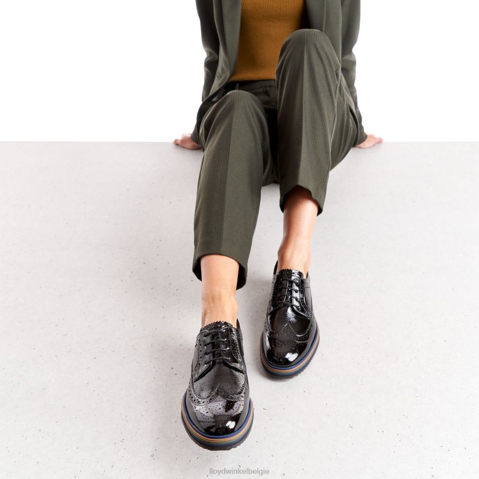 halve schoenen met veters vrouwen LLOYD zwart schoenen ZJ6BL1043