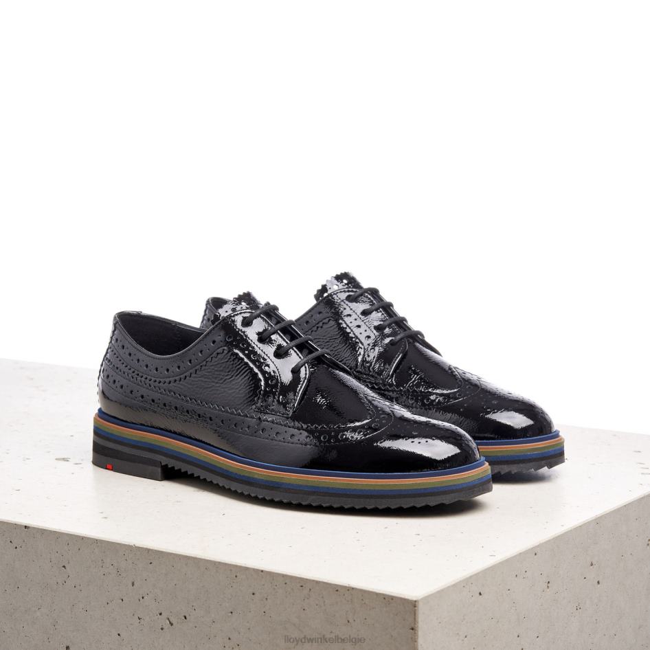 halve schoenen met veters vrouwen LLOYD zwart schoenen ZJ6BL1043