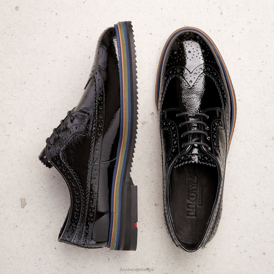 halve schoenen met veters vrouwen LLOYD zwart schoenen ZJ6BL1043