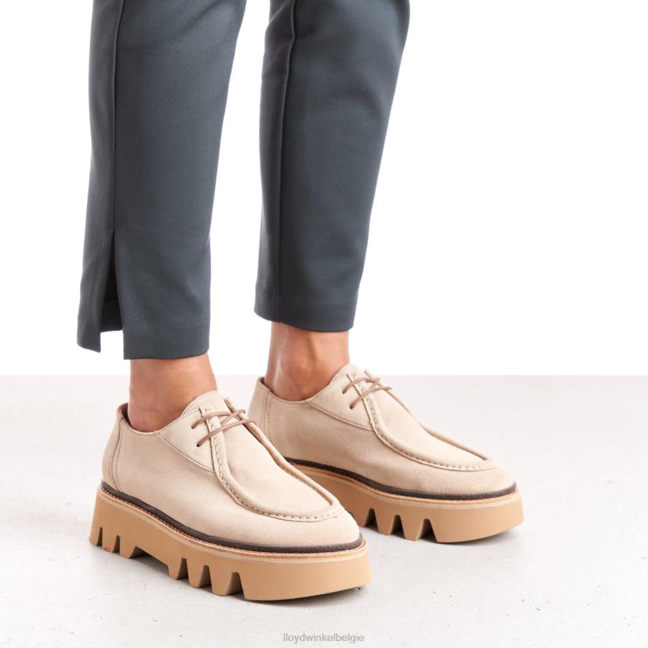 pantoffel met veters vrouwen LLOYD beige schoenen ZJ6BL1060