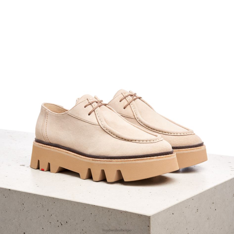 pantoffel met veters vrouwen LLOYD beige schoenen ZJ6BL1060