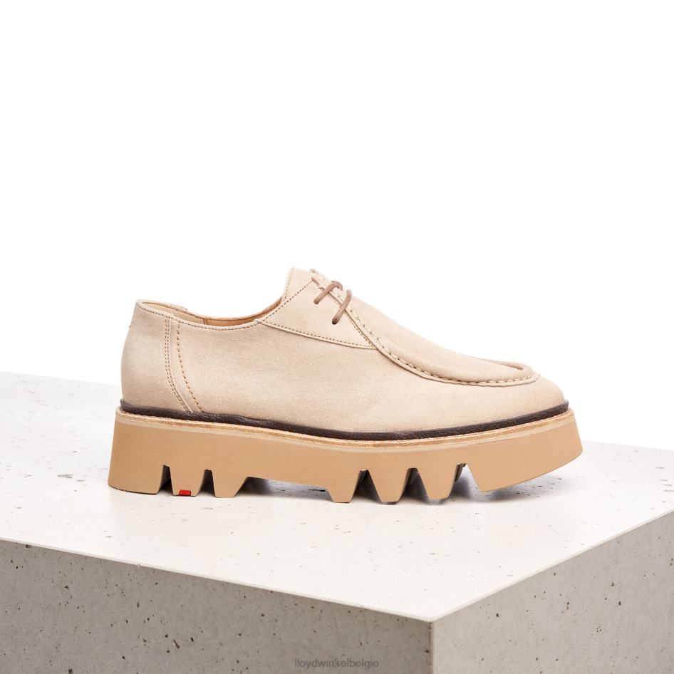 pantoffel met veters vrouwen LLOYD beige schoenen ZJ6BL1060