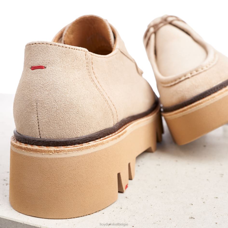 pantoffel met veters vrouwen LLOYD beige schoenen ZJ6BL1060