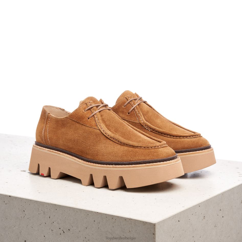 pantoffel met veters vrouwen LLOYD bruin schoenen ZJ6BL1038
