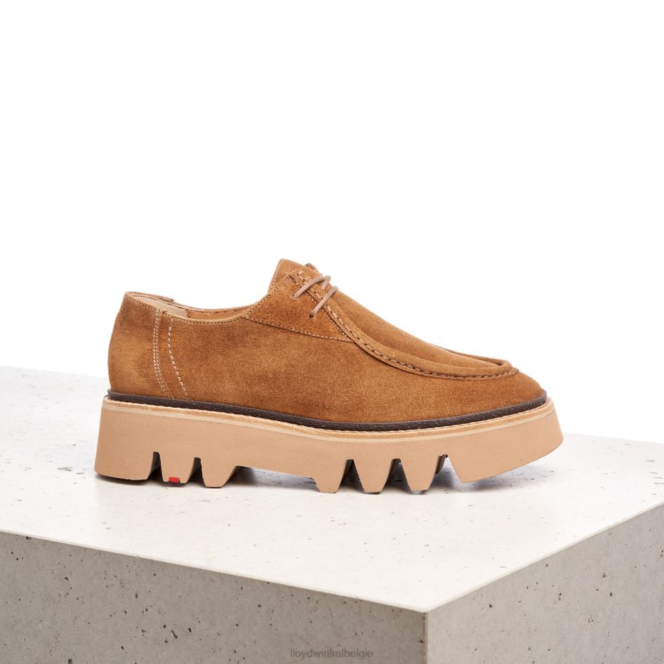 pantoffel met veters vrouwen LLOYD bruin schoenen ZJ6BL1038