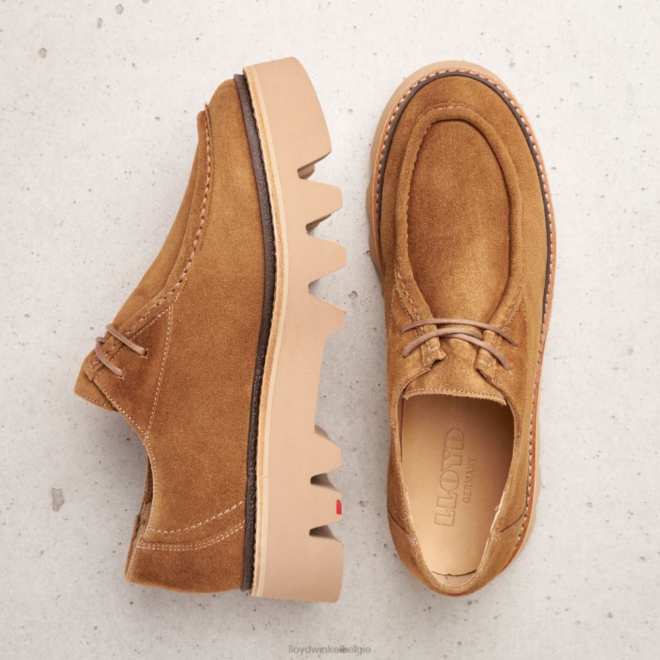 pantoffel met veters vrouwen LLOYD bruin schoenen ZJ6BL1038