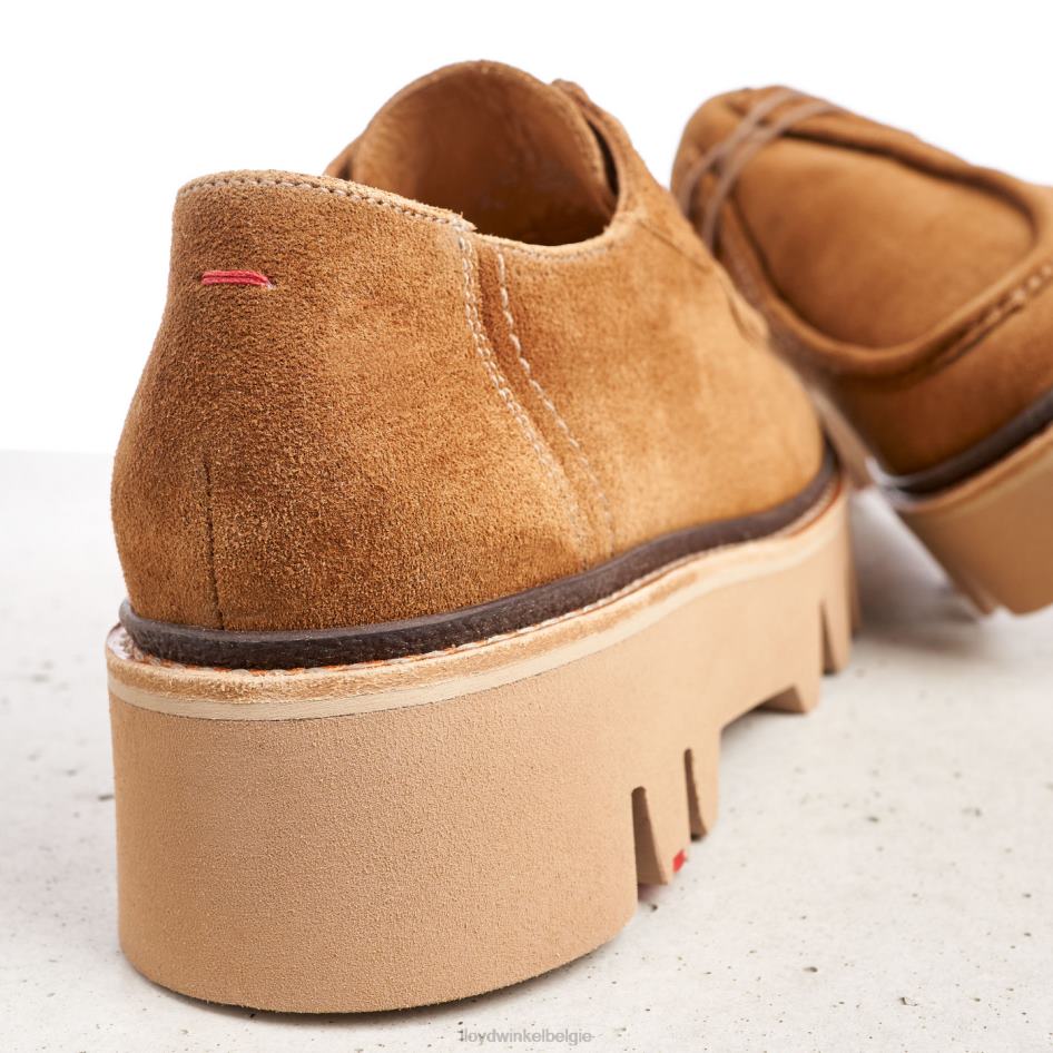 pantoffel met veters vrouwen LLOYD bruin schoenen ZJ6BL1038