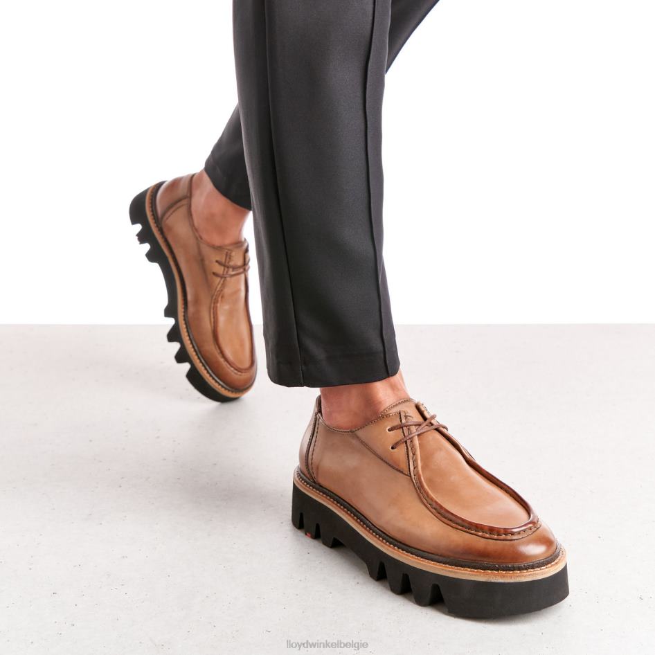 pantoffel met veters vrouwen LLOYD bruin schoenen ZJ6BL1358