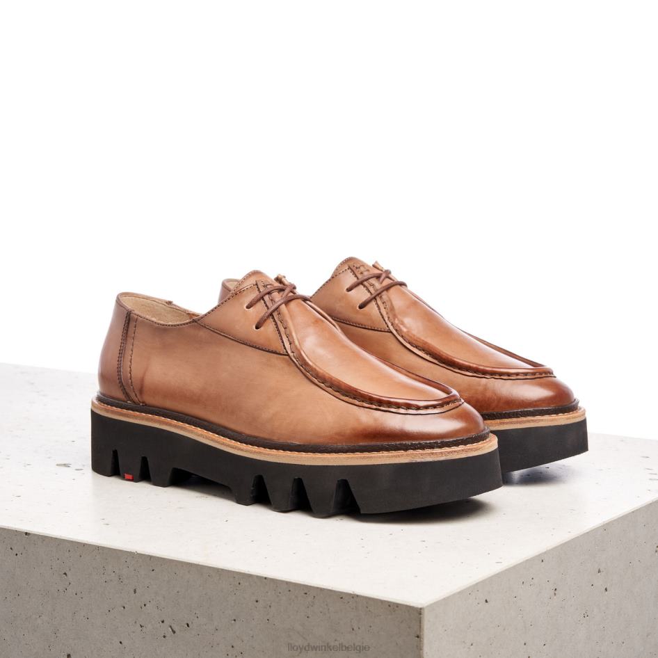 pantoffel met veters vrouwen LLOYD bruin schoenen ZJ6BL1358