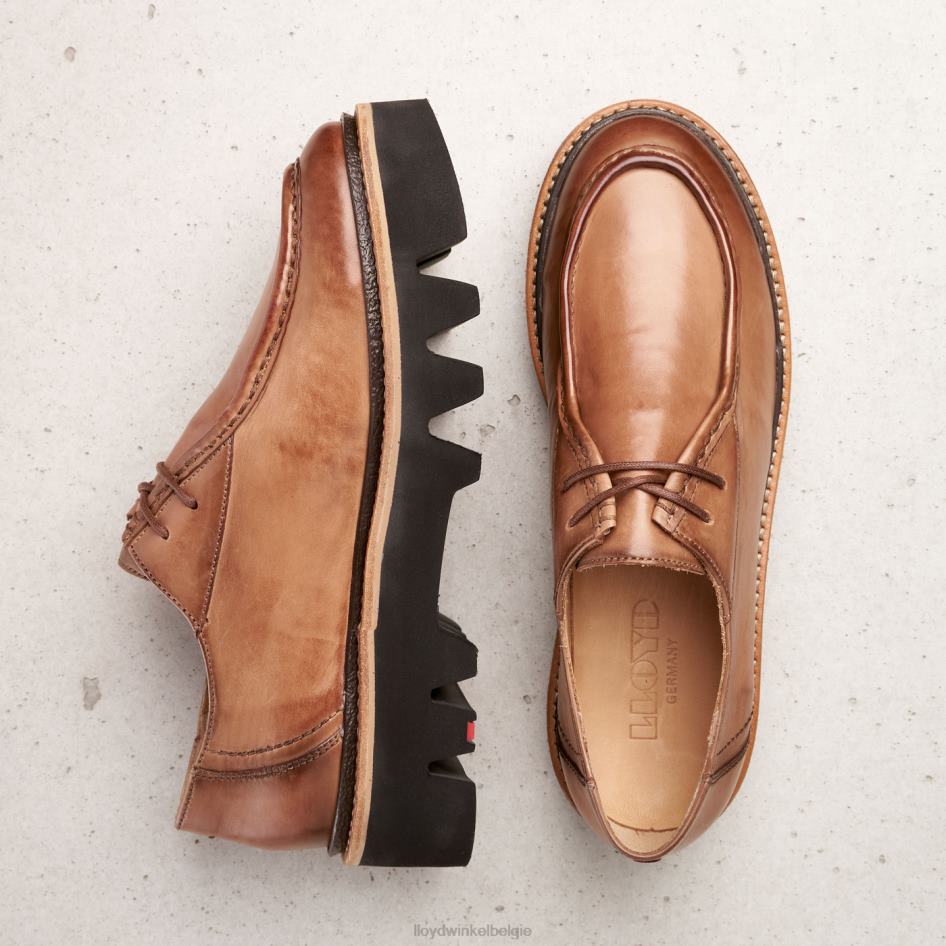 pantoffel met veters vrouwen LLOYD bruin schoenen ZJ6BL1358