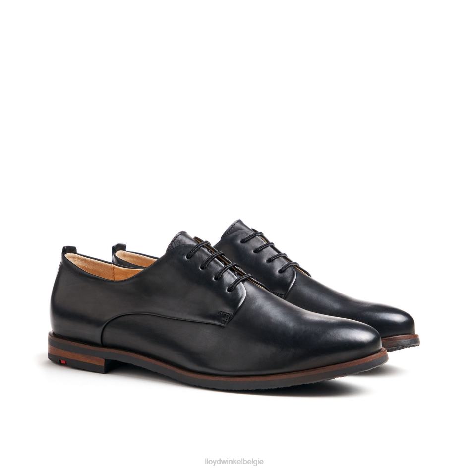 vlekkerige halve schoenen met veters vrouwen LLOYD zwart schoenen ZJ6BL1006