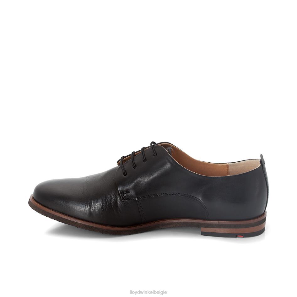 vlekkerige halve schoenen met veters vrouwen LLOYD zwart schoenen ZJ6BL1006