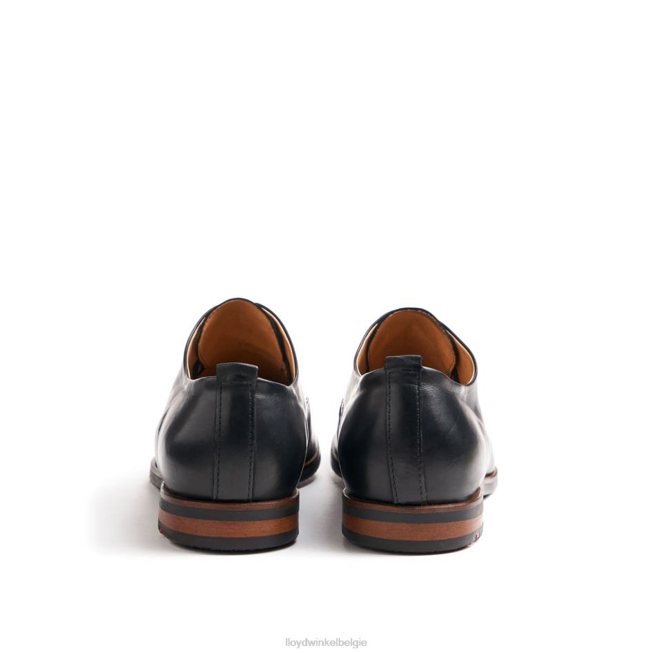 vlekkerige halve schoenen met veters vrouwen LLOYD zwart schoenen ZJ6BL1006